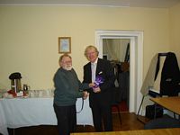  Val Murray third grading prize  presented by Mick Germaine